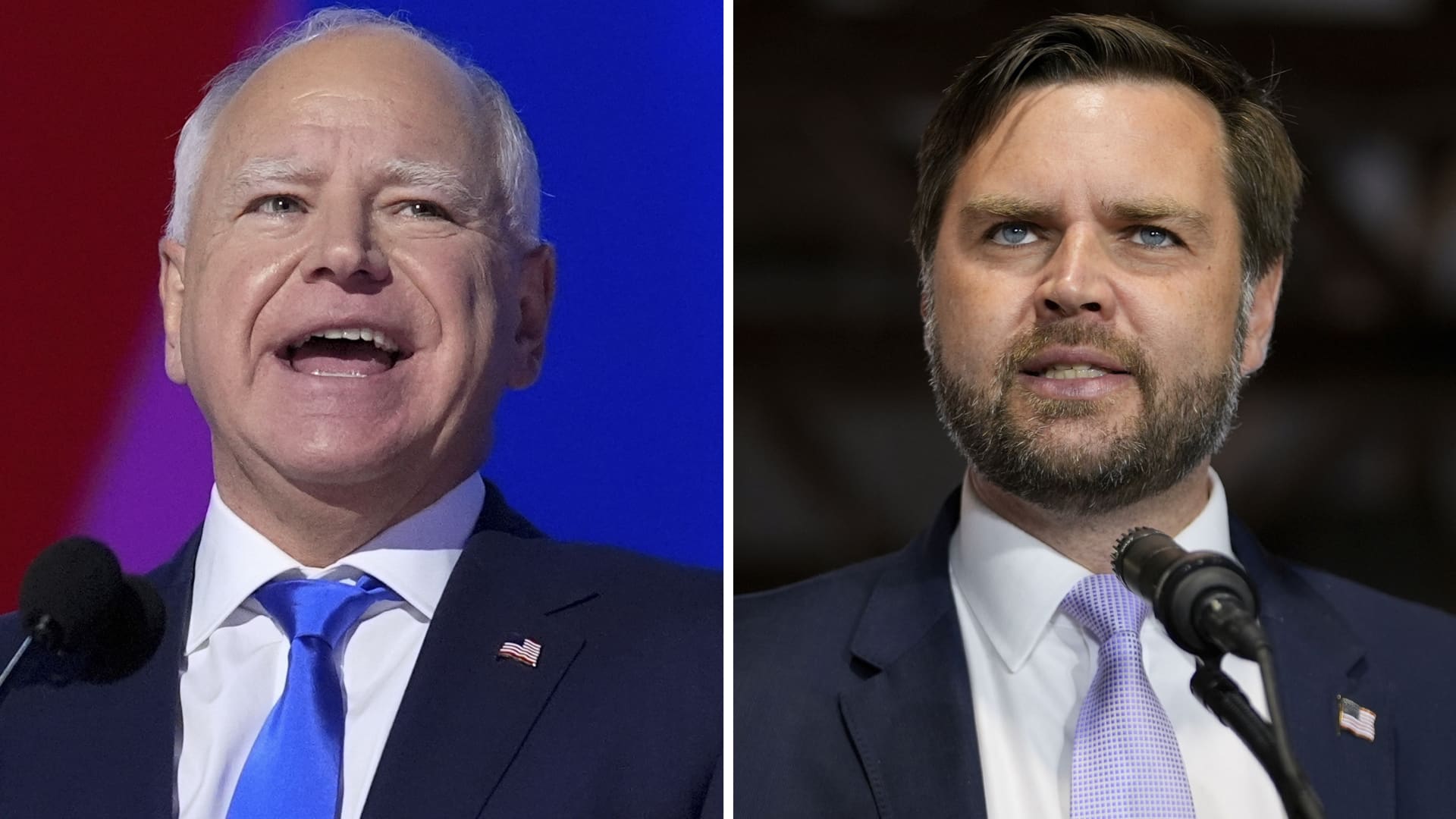 JD Vance faces Tim Walz