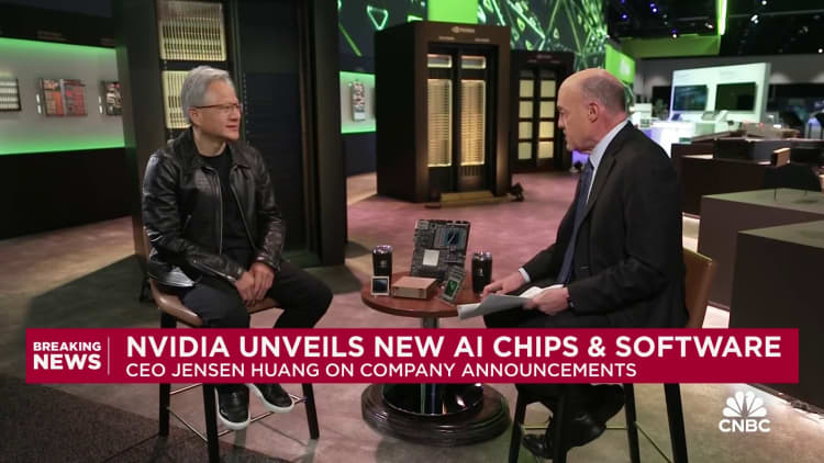 Nvidia’s Huang says faster chips are the best way to reduce AI costs